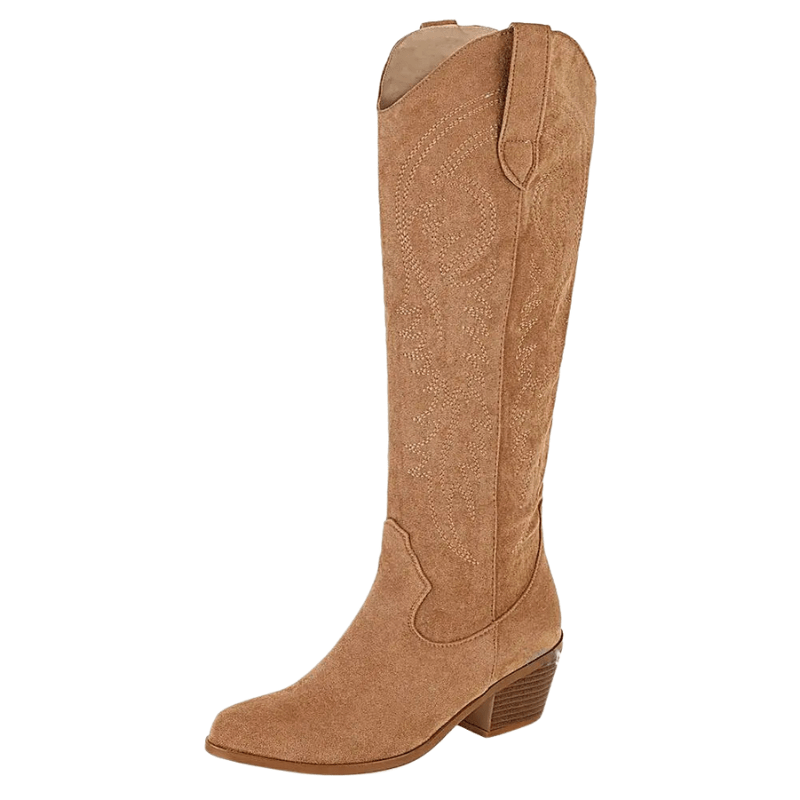 Chic Camel Cowboy Boots