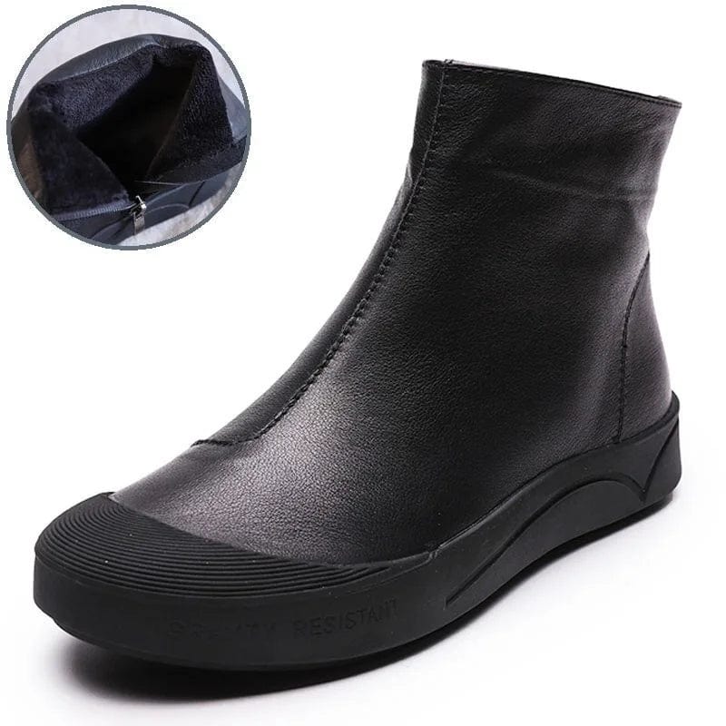 Chic Bottines Cowboy Noires pour Femme