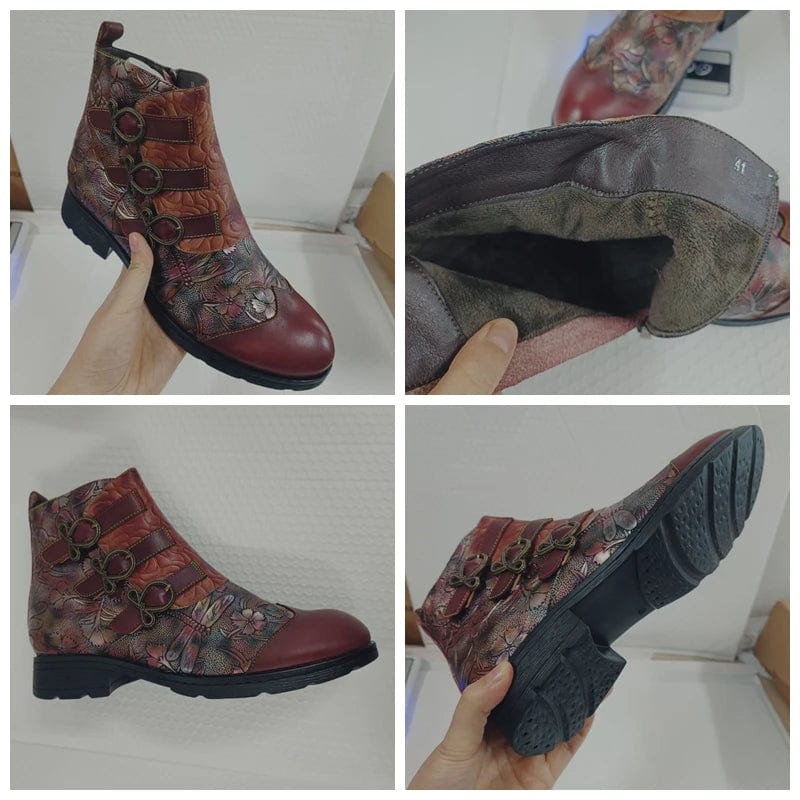 Western-Inspired Women's Ankle Boots