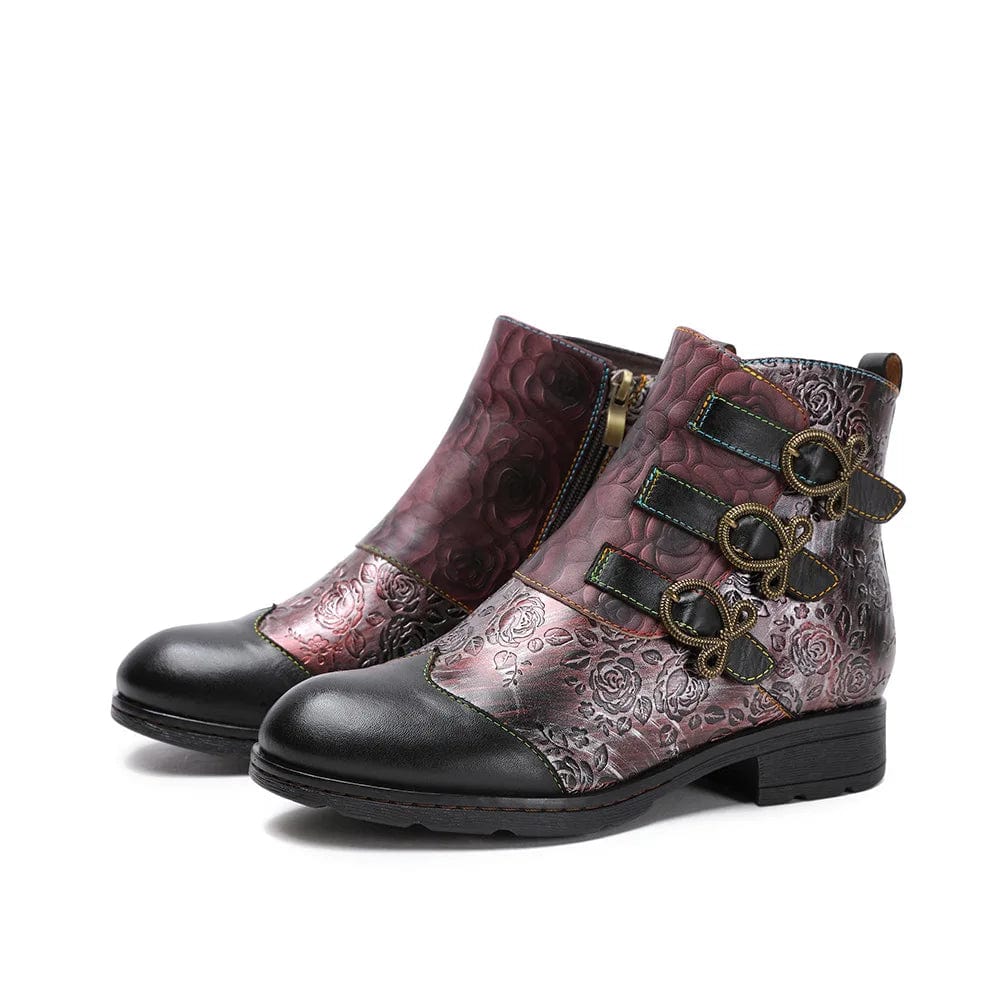 Western-Inspired Women's Ankle Boots
