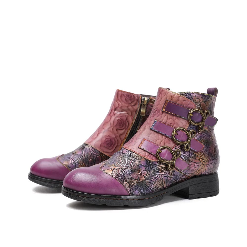 Western-Inspired Women's Ankle Boots