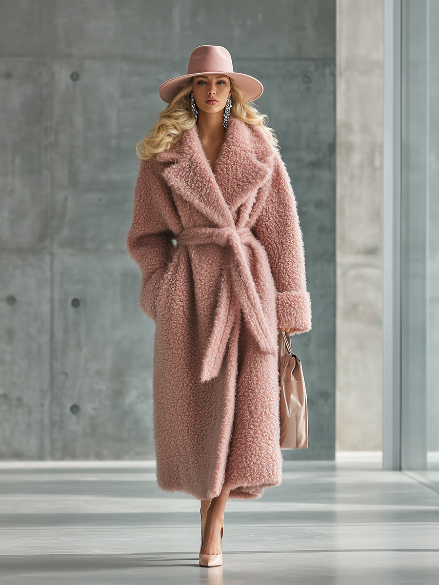 Veste en Fausse Fourrure Rose : Élégance Décontractée et Tendance