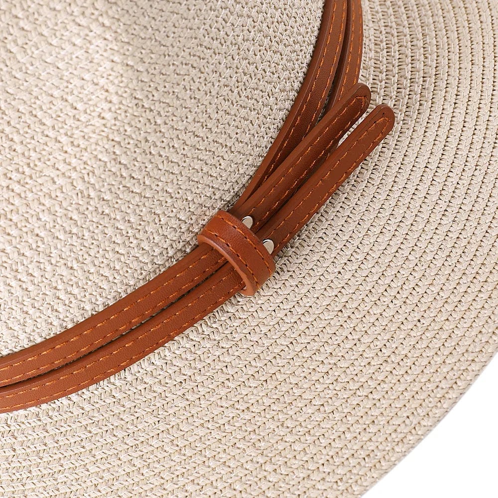 Chapeau de Cowboy en Paille pour Femme