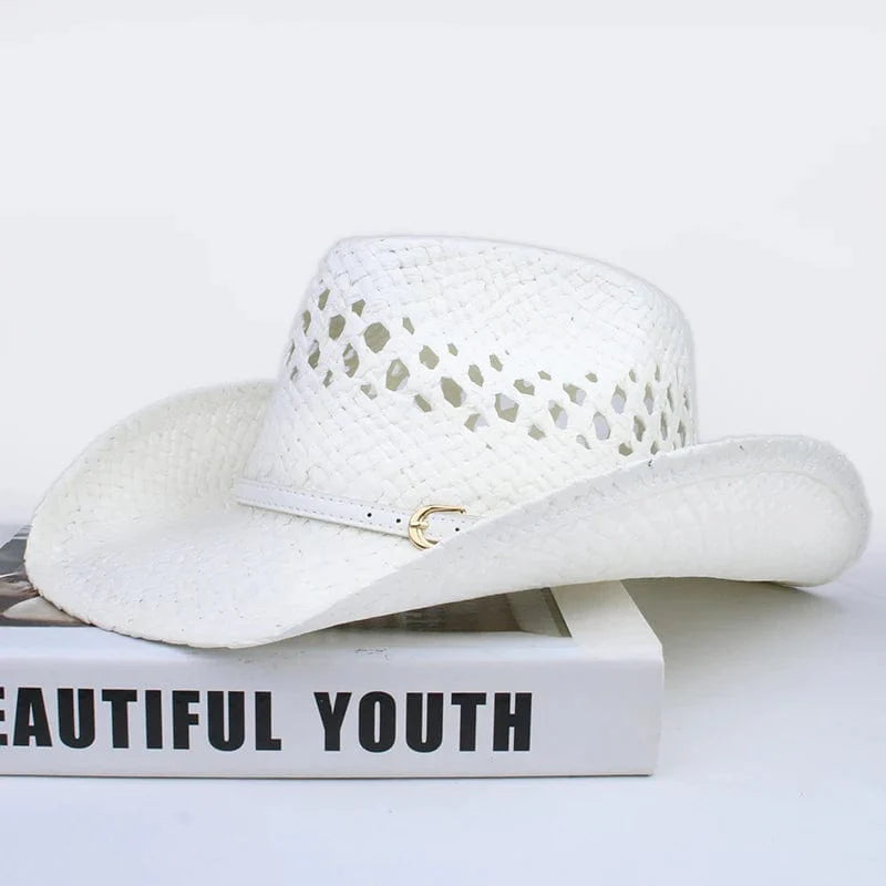 Elegant White Texan Hat