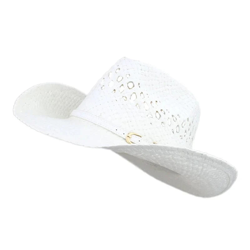 Elegant White Texan Hat
