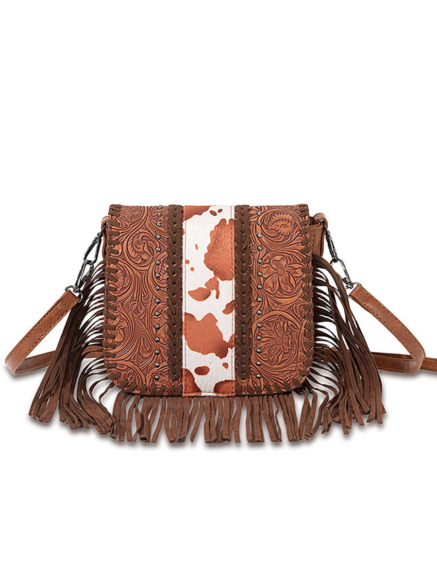 Sac Bohème en PU avec Franges Ethniques