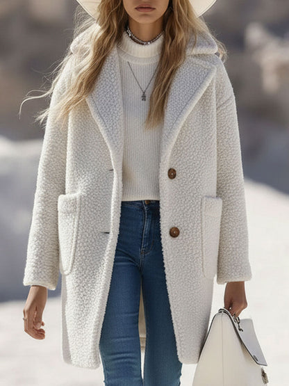 Veste en Polaire Vintage Western Blanche