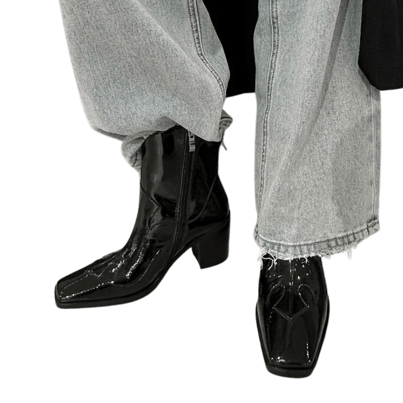 Stunning Black Cowboy Boots