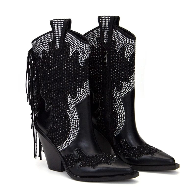 Stunning Sequin Cowboy Boots