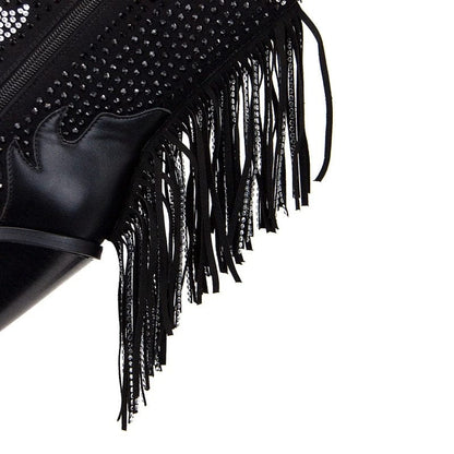 Stunning Sequin Cowboy Boots