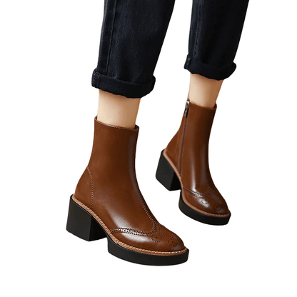 Chaussures Western en Cuir pour Femme