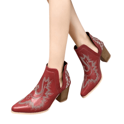 Rouge Western Boots for Women