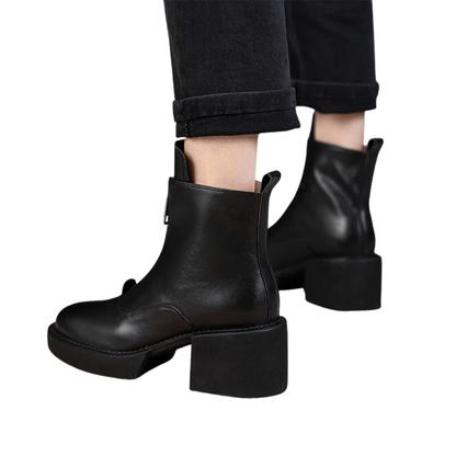 Chaussures Western Femme – Bottes Noires Élégantes