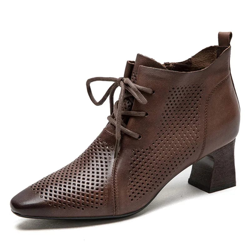 Chic Cowboy-Style Ankle Boots for Women