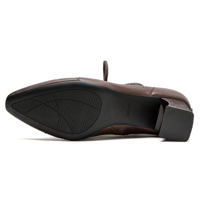 Chic Cowboy-Style Ankle Boots for Women