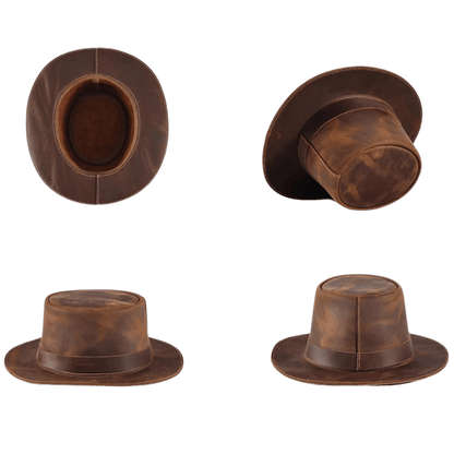 Western Leather Hat