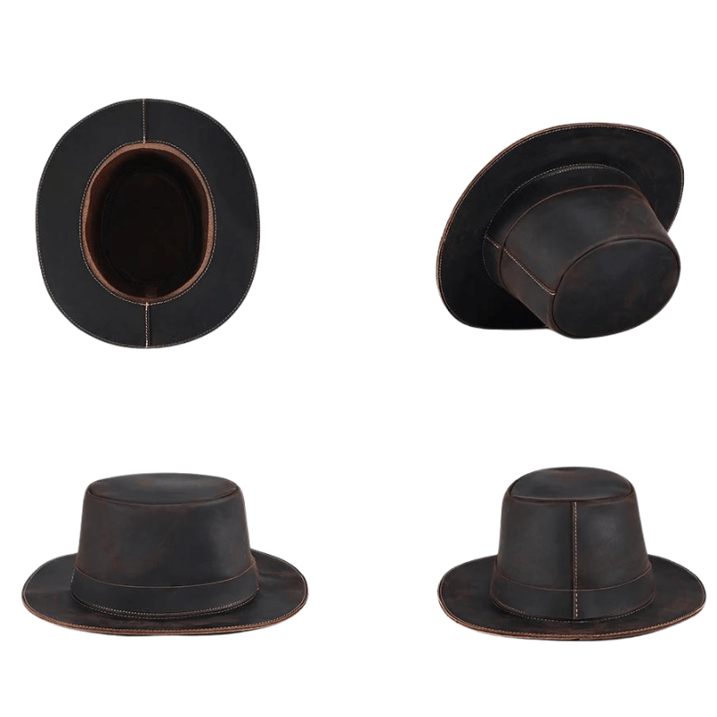 Western Leather Hat