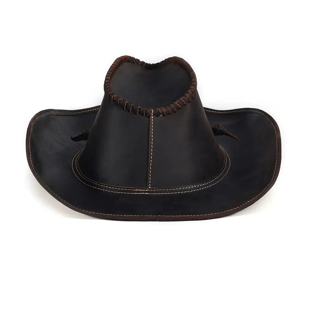 Authentic Leather Cowboy Hat
