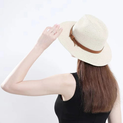 Chapeau de Cowboy en Paille pour Femme