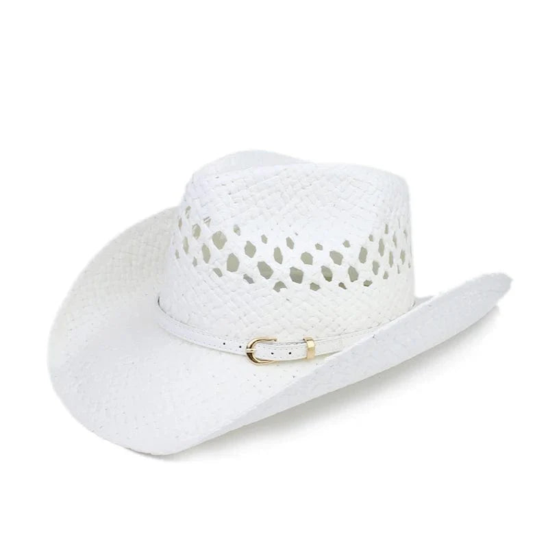 Elegant White Texan Hat