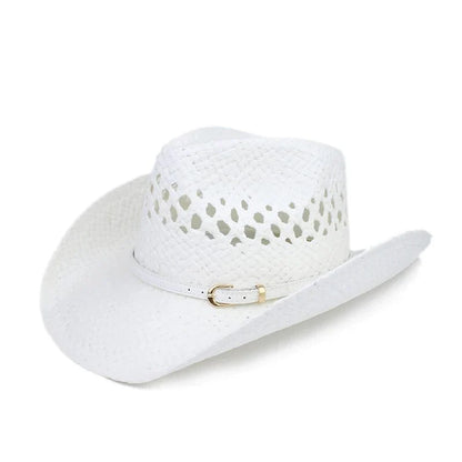 Elegant White Texan Hat