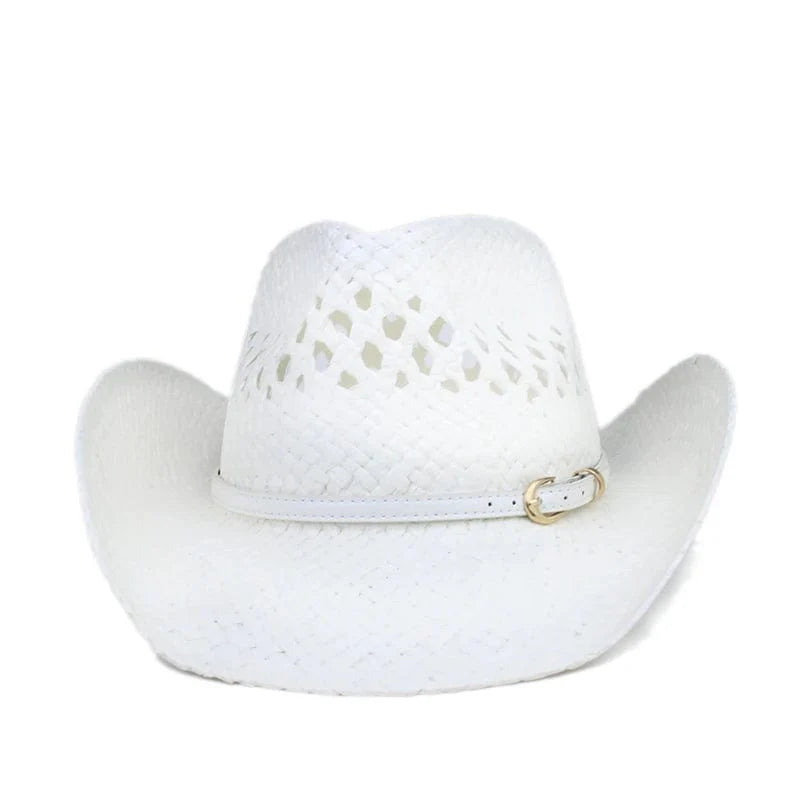 Elegant White Texan Hat