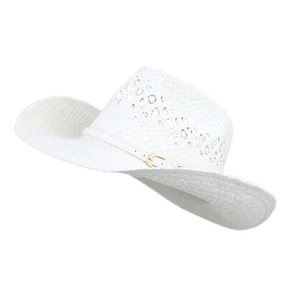 Elegant White Texan Hat